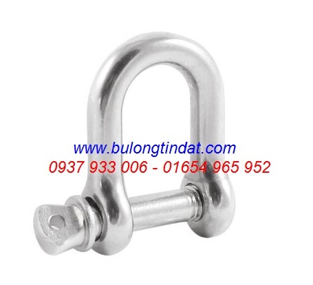 Ma ní chữ U inox